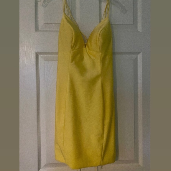 Amarra Yellow Bodycon Dress